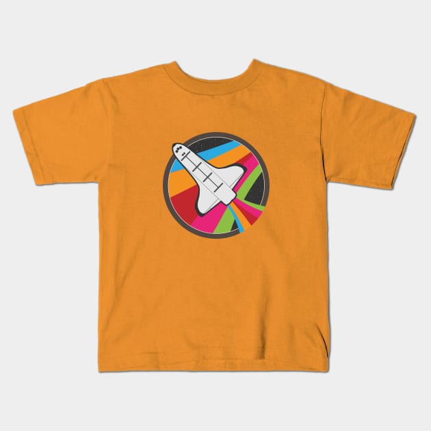 Shuttle Kids T-Shirt by helengarvey